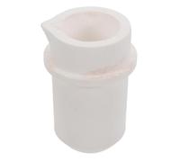 FOMIYES Creuset en Quartz 0,5 Kg pour Fusion Métal et Bijouterie, Coupe de Fusion Résistante Haute Température, Creuset Laboratoire pour Alliages Cuivre Aluminium, Outil Fonderie