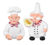 FOMIYES Crochets Adhésifs Forme Chef sans Perçage Cuisine, 1 Paire, Support Mural pour Prises Électriques et Porte-Clés, Rangement Pratique pour Espace la Cuisine Couleur Aléatoire