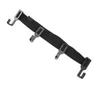 FOMIYES Crochets Multiples pour Miradors Sangle 38 CM X 15 M Accessoires de Chasse et Camping Noirs Support Suspendu Robuste pour Matériel de Plein Air Kit 1 Sangle 4 Crochets