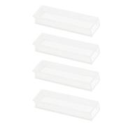 FOMIYES Cuvettes en Verre Transparent 4 Pièces 5 MM pour Spectrophotométrie Cuvettes D’Échantillon Précises et Solide D’Analyse Comparative pour Laboratoire