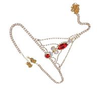 FOMIYES De Corps Pour Femmes Chaîne Élégante String Cristal Séduisant Accessoire Glamour Pour Sublimer La