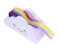 FOMIYES Dévidoir de Ruban Adhésif Forme Nuage avec Ruban Washi Coloré, Coupe Précise, Accessoire Multifonction pour Bureau et Fournitures Scolaires, Kit 2 Pièces pour Étudiants