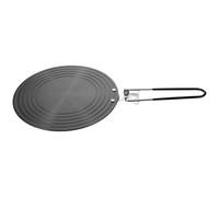 FOMIYES Diffuseur de Chaleur Pliable Ø24 Cm en Aluminium pour Cuisinière Gaz et Plaques Induction, Accessoire de Cuisson Anti-noirceur, Adaptateur Plaque Chauffante pour Poêle Polyvalent