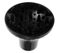 FOMIYES Diffuseur pour Sèche Cheveux Professionnel Noir Embout Haute Température Volumisant et Frisottis Compatible Coiffure Bouclée à Domicile et Salon