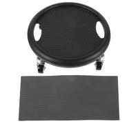 FOMIYES Disque de Glisse Fitness Multifonction en Polypropylène Genouillère Incluse, Équipement D’entraînement Abdominal à Faible Impact pour Femmes et Hommes, Exercices Couleur Aléatoire