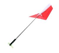 FOMIYES Drapeau Guide Portable pour Garçon et Filles Mât Télescopique, Drapeau de Signalisation pour Excursions Scolaires et Entraînements Sportifs en Plein Air Couleur Aléatoire