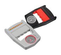 FOMIYES Dynamomètre Manuel de Force de Préhension 2 Pièces, Capteur Mécanique Précis, Entraînement Musculation des Mains à Domicile, Testeur Ergonomique pour Renforcement Doigts et Bras,