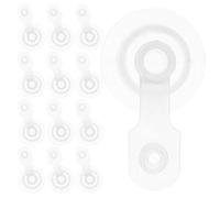 FOMIYES Embouts de Valve Transparents pour Bouée Gonflable, Lot de 20 Pièces, Accessoires de Rechange pour Flotteur de Natation, Compatibles Pompe à Air, Légers et Étanches, pour Piscine