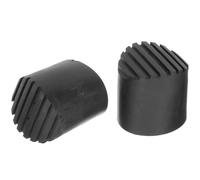 FOMIYES Embouts en Caoutchouc Antidérapants pour Échelle 2 Pièces, Protection Solide des Pieds, Augmente la Friction, Accessoires Indispensables pour Échelle Noire