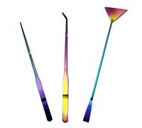 FOMIYES Ensemble 3 Pinces pour Aquarium en Acier Inoxydable 27 Cm et Grattoir 32 Cm, Outil de Nettoyage et Aménagement Plantes Aquatiques pour Eau Douce et Gravier