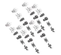 FOMIYES Ensemble De Décorations D'halloween En Forme De Crâne Breloques 3d Pour Astuces Pour Une Manucure Pour La Famille Et Les Amis