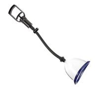 FOMIYES Ensemble de Masseur Manuel de Poitrine Grosse Taille Ventouses Pompe à Pression Négative Poignée Tubulaire Noire Outil de Massage D’Acupression pour Stimulation Mammaire et