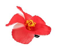 FOMIYES épingle à cheveux fleur artificielle meubles de gobelet modèle barrette fleur fleurs à clipser pour cheveux accessoires de photomaton luau Acier inoxydable rouge