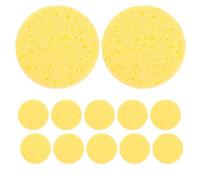 FOMIYES Éponges Nettoyantes Visage 50 Pcs Rondes 80×8 Mm En Cellulose De Pâte De Bois Naturelle Éponge Démaquillante Peau Sensible Soin Quotidien Voyage