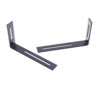 FOMIYES Équerre D'angle en L pour Meuble 110x200 Mm 5 Mm Épaisseur en Acier Inoxydable Fixation D'équerre Renforcée Support D'angle Ajustable pour Étagère et Mobilier - Lot de 2 Pièces -