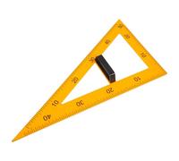 FOMIYES Équerre Triangulaire Magnétique 40 Cm Jaune 45°-60° Règle Géométrique Multifonctionnelle pour Enseignement et Dessin, Outil Pédagogique Scolaire Précis et Pratique