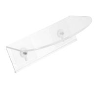 FOMIYES Étagère à Plantes en Acrylique Transparent Ventouse de Fenêtre Support Robuste et Design Élégant pour Rangement Intérieur Vitre