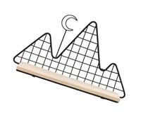 FOMIYES Étagère Murale Fer Forgé Bois Massif Support Suspendu pour Rangement la Cuisine et Décoration Murale Créative