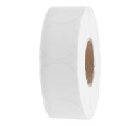 FOMIYES Étiquettes Autocollantes Rondes Blanches 1000 Mini Gommettes 1.3Cm pour Codage Couleur, Organisation Scolaire et Marquage Bocaux