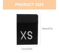 FOMIYES Étiquettes de Taille en Tissu Lavables 800 Pcs XS S M L pour Vêtements Couture Organisation Tricot Quilting