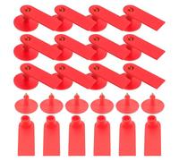 FOMIYES Étiquettes d'Oreille pour Animaux 100 Pièces Tpu sans Numéro pour Gestion du Pedigree et Date de Naissance du Bétail Moutons Veaux Vaches