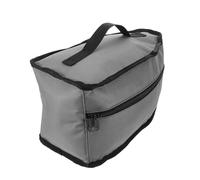 FOMIYES Étui de Rangement pour Fer à Repasser Vapeur Portable Gris Foncé avec Poignée, Housse Anti-poussière Compacte et Résistante, Valise de Voyage Pratique pour Défroisseur Vapeur