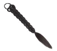 FOMIYES Extension De Queue De Cheval Tressée Longue 40 Cm Couleur Naturelle Avec Élastique Postiche Synthétique Femme Style Tresse Sans Trace Usage Quotidien