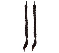 FOMIYES Extension Queue de Cheval Tressée Fausse Queue de Cheval avec Élastique Postiche Tressé pour Femmes et Filles Cheveux Synthétiques Naturels Maintien pour Coiffure Rapide