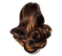 FOMIYES Extensions De Queue De Cheval Bouclées Postiches Synthétiques À Clip Pour Femmes