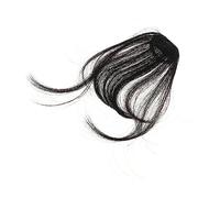 FOMIYES Fausse Frange Clip Résistante Chaleur Extensions Cheveux Naturelles Frange à Clipser Ajustable Coiffure Facile Look Mat Réaliste