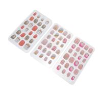 FOMIYES Faux Ongles à Coller pour Garçon et Filles 72 Pcs, Motifs Licorne Cartoon, Couverture Complète, Autocollants Nail Art pour Filles, Manucure Fête et Usage Quotidien