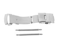 FOMIYES Fermoir De Montre Acier Inoxydable Barres à Ressort De Montre Boucle De Bracelet De De Rechange pour Outils De Réparation De