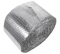 FOMIYES Feuille Isolante à Bulles pour Murs et Combles, Film Réfléchissant Double Bulle pour Isolation Thermique Intérieure, Rouleau 6 Pouces X 25 Pieds, Protection le Froid