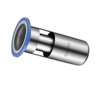 FOMIYES Filtre de Siphon de Sol en Acier Inoxydable 304, Petite Taille Longue, Passoire Anti-odeurs Joint Silicone Étanche, Filtre pour Salle de Bain Cuisine, Protection Bouchons