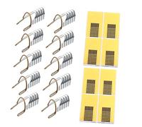 FOMIYES Formes D'ongles Autocollantes 110 Pièces Extension Réglable Alliage Aluminium Léger Manucure Professionnelle Usage Multiples Kit Manucure Rails Marqués