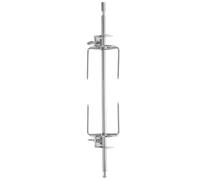 FOMIYES Fourchettes Rotatives en Acier Inoxydable pour Broche Poulets Rôtis Accessoires Ustensiles Barbecue et Four Brossé Métallique 28 CM