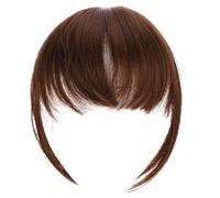 FOMIYES Frange à Clip pour Femme Extension de Cheveux Synthétique Pince Discrète Look Naturel Ajustable Lisseur Accessoire pour Occasions Spéciales