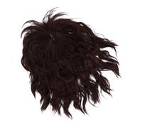 FOMIYES Frange à Clipser Bou 25 Cm Couleur Châtain Foncé Postiche Naturel Femme Usage Quotidien sans Couture Confortable