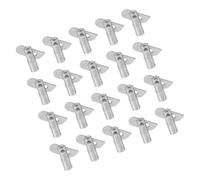 FOMIYES Goupilles pour Échafaudage en Acier Q235 20 Pièces Verrouillage par Gravité Amovible Adaptées aux Échafaudages à Broches et Accessoires de Sécurité Chantier