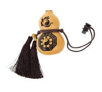 FOMIYES Gourde à Vin en Calebasse Naturelle Noire 3 Liang 90 Ml, Récipient à Liqueur Artisanale pour Stockage et Service, Décoration Intérieure Porte-bouteille pour Usage Maison et Bureau