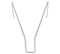FOMIYES Grille de Cuisson Vapeur en Acier Inoxydable, Support pour Cuiseur Vapeur Triangulaire Argenté, Légère, Facile à Nettoyer Ranger, pour Marmite et Autocuiseur