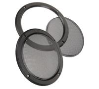 FOMIYES Grille de Haut-Parleur subwoofer 5 Pouces 2 pièces en Fer, Protection Robuste et Design Moderne pour Audio Voiture et Home Audio