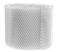 FOMIYES Grille de Protection pour Gouttière en Alliage D'aluminium 15 Cm X 600 Cm, Écran de Filtration Anti-débris et Protège-feuilles Réutilisable pour Évacuation Pluviale, Filtres