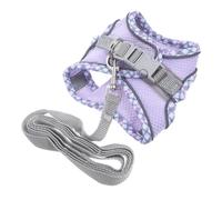 FOMIYES Harnais pour Animaux de Compagnie Laisse Sécurisée et Design Résistant, Adapté pour Chatons et Petits Chiens, Système Anti-Fugue et Confort