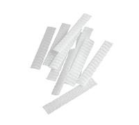 FOMIYES Housses De Protection Maquillage Filets En Plastique Pe 100 Pièces 12 Cm Blanches Pour Trousse Maquillage Voyage