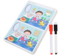 FOMIYES Jeu de Cartes Éducatif pour Tout-Petits 3-4 Ans Cartes Interactives D’Apprentissage des Différences Jeu D’Attention et Concentration en Papier Léger et Doux