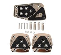 FOMIYES Jeu de Pédales de Voiture Antidérapantes pour Frein et Accélérateur Accessoires pour Pédales de Voiture en Plastique Noir Protège-pédales pour Conduite Sécurisée et Confort