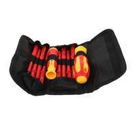 FOMIYES Jeu de Tournevis Isolés Antidérapants 6 Pièces, Embouts Cruciformes et Plats, Manche en Matériau Isolant, Kit D’outils Électriques pour Électricien, Entretien et Réparation