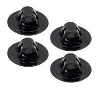 FOMIYES Kit 4 Supports Moteur pour Canoë Fixation Plastique Polyvalente, Angle Ajustable, pour Moteur Électrique Bateau Gonflable et Kayak