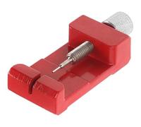 FOMIYES Kit D’Outils pour Bracelet de Montre en Acier Chrome-Vanadium, Outil de Réglage et Retrait de Maillons, Trousse Professionnelle Rouge pour Réparation et Ajustement de Montres,
